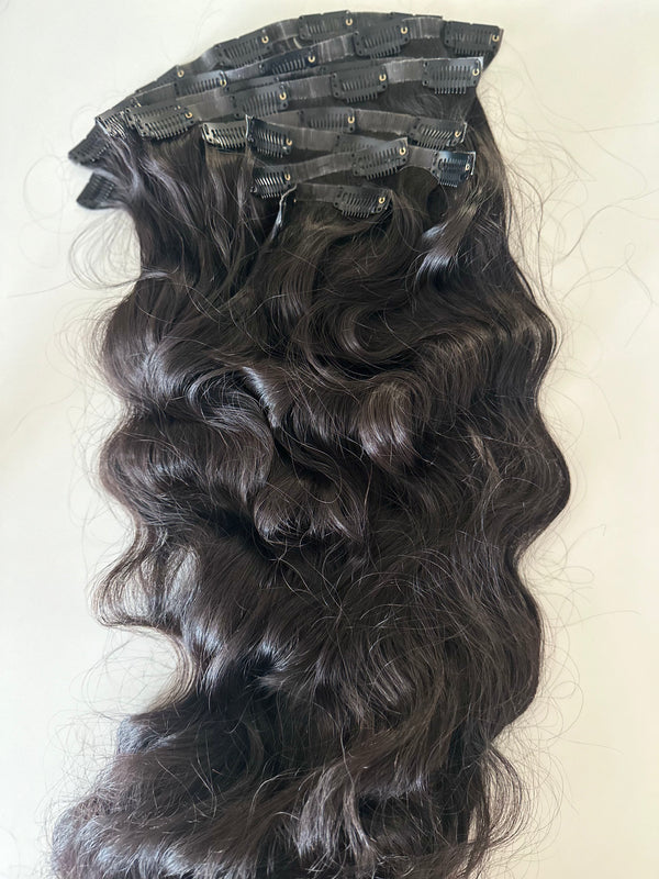 Raw Wavy Clip-In Extensions